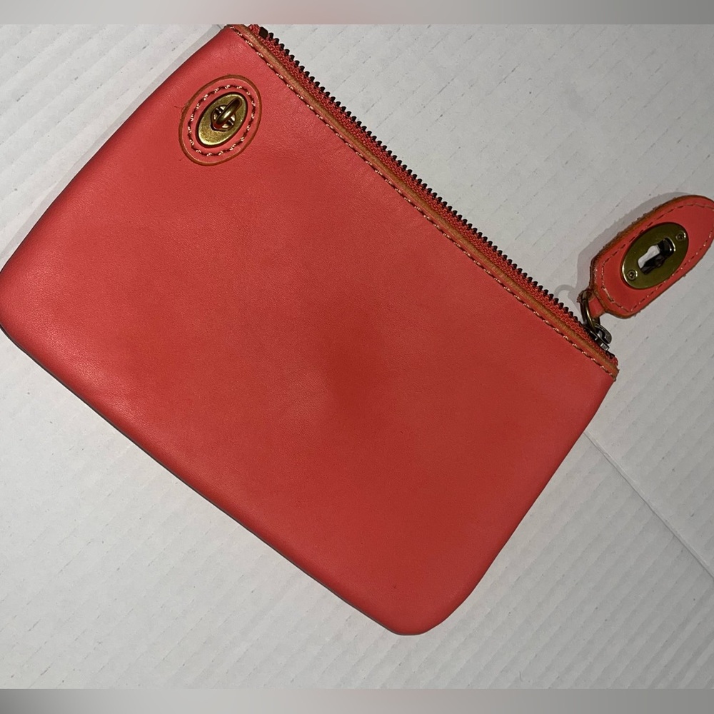Leather FOSSIL Zip Lock Pouch - Picture 11 of 11